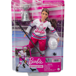 Barbie Winter Sport Eishockey Spielerin Puppe