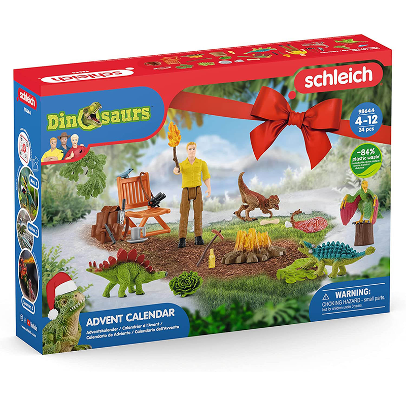 Schleich 98644 - Dinosaurier Adventskalender 2022 - Dino Dinosaurs Weihnachtskalender