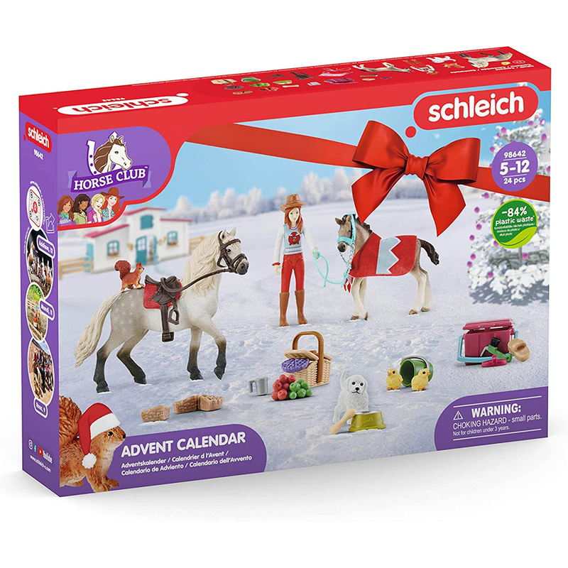 Schleich 98642 - Horse Club Adventskalender 2022 - Reiterin Pferd Pony Bauernhof Weihnachtskalender