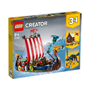 LEGO 31132 Creator - Wikingerschiff mit Midgardschlange