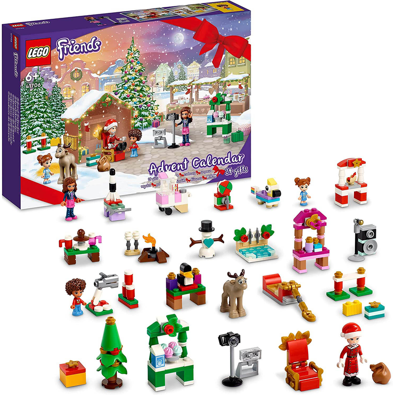LEGO 41706 Friends - Adventskalender 2022 - Rentier Weihnachtsmann Weihnachten