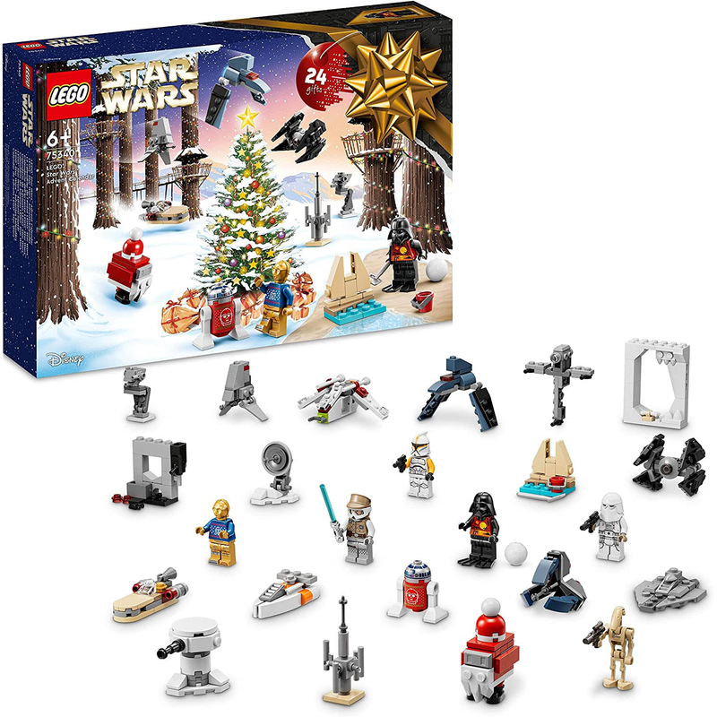 LEGO 75340 Star Wars Adventskalender 2022 - Darth Vader R2-D2 Raumschiff Weihnachtskalender