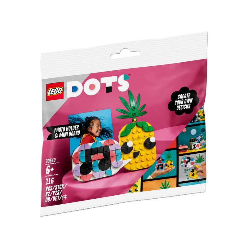 LEGO 30560 DOTS - Ananas Fotohalter & Mini-Tafel (Recruitment Bag)