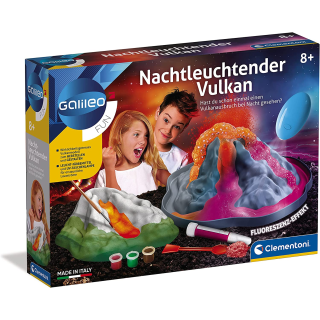 Clementoni 59261 - Nachtleuchtender Vulkan
