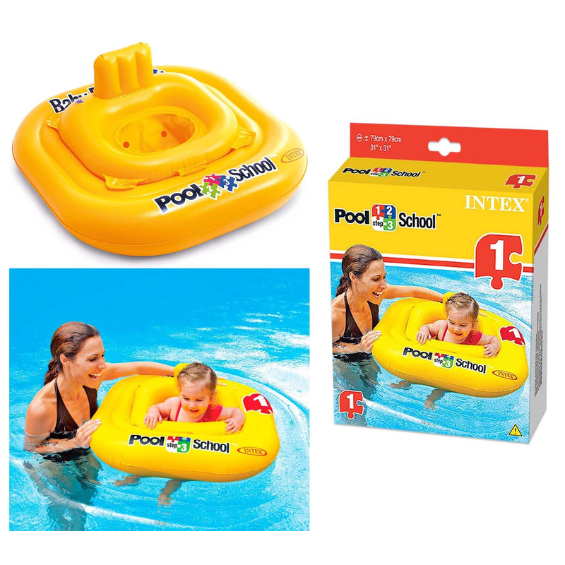 Intex 56587EU - Schwimmsitz Deluxe Baby Float - Aufblasbare Schwimmhilfe Schwimmreifen