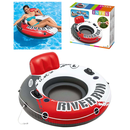 Intex 56825EU - Schwimmreifen River Run Fire - XXL Schwimmring Schwimmsessel Lounge - Rot