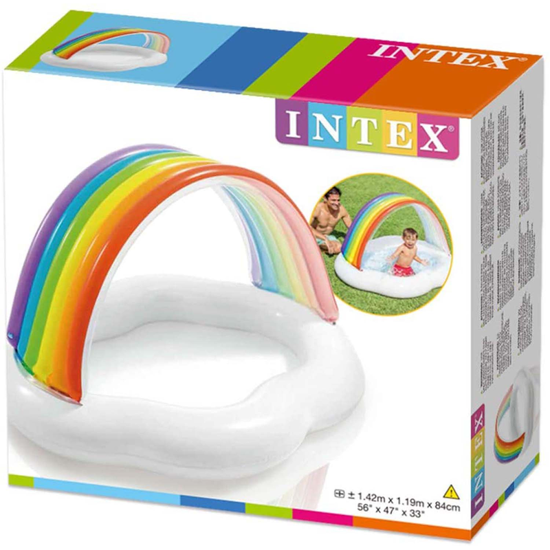 Intex 57141NP - Planschbecken Regenbogen - Rainbow Cloud Babypool Kin,  16,90 €