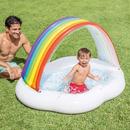 Intex 57141NP - Planschbecken Regenbogen - Rainbow Cloud Babypool Kinderpool Playcenter