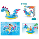 Intex 57563NP - Schwimmtier Mystischer Drachen - XXL Aufblastier Reittier Luftmatratze