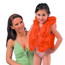 Intex 58671EU - Schwimmweste Deluxe - Aufblasbare Schwimmhilfe Kinder-Schwimmweste Orange