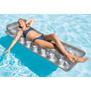 Intex 58894EU - Luftmatratze Suntanner Mat - Lounge Wasserliege Pool Strand Meer - Silber