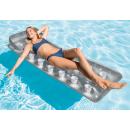 Intex 58894EU - Luftmatratze Suntanner Mat - Wasserliege Strand Meer - Silber