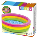 Intex 58924NP - Planschbecken Sunset Glow 86 cm - Regenbogen Babypool Kinderpool Pool