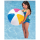 Intex 59030NP - Wasserball Glossy 61 cm - Aufblasbarer Strandball Retro Ball
