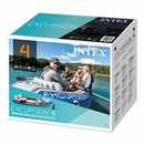 Intex 68324NP - Schlauchboot Set Excursion 4 - Angelboot Ruderboot Motorboot + Paddel + Pumpe
