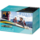 Intex 68351NP - Schlauchboot Set Seahawk 4 - Angelboot Ruderboot Motorboot + Paddel + Pumpe