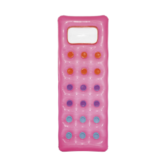 Bestway 43040CB - Luftmatratze Fashion Lounge - Wasserliege mit Fenster Pool Meer - Pink