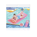 Bestway 43040CB - Luftmatratze Fashion Lounge - Wasserliege mit Fenster Pool Meer - Pink