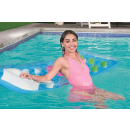 SET: Bestway 43040CB - Luftmatratze Fashion Lounge - Wasserliege Pool - 2er Set - Blau