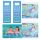 SET: Bestway 43040CB - Luftmatratze Fashion Lounge - Wasserliege Pool - 2er Set - Blau