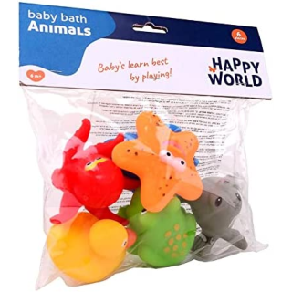 John Toy 22274 - Happy World 6 Badespieltierchen