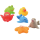 John Toy 22274 - Happy World 6 Badespieltierchen