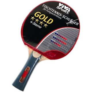 Viva Sport 77402 - Tischtennis-Schläger Gold