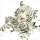 Brandunit DD10.006 - White Tiger en Cubs Diamond Dotz: 52x52 cm (DD10.0