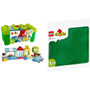 LEGO&reg; DUPLO&reg; Steinebox (10913) + 10913 LEGO&reg; DUPLO&reg; Bauplatte in Gr&uuml;n (10980)