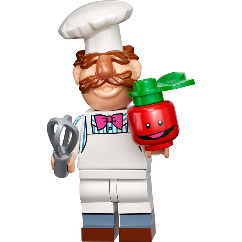 AUSWAHL: LEGO Minifigures 71033 - The Muppets - Muppet Show Minfiguren Sammelfiguren - 06 - Dnischer Koch (Swedish Chef)