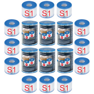 SET: Intex 29001 - Filterkartusche Typ S1 Filter...