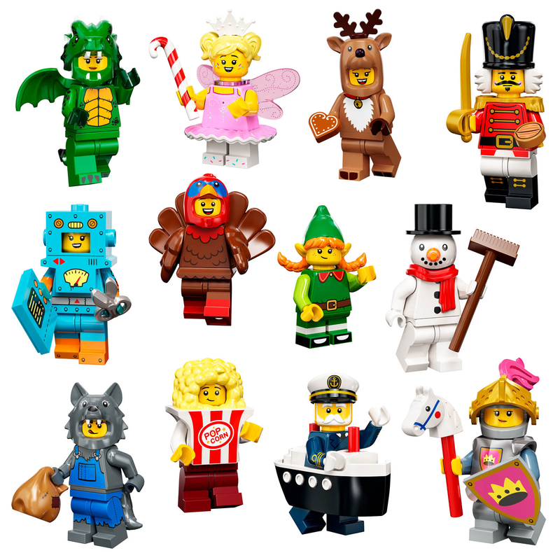 SET - LEGO 71034 Minifigures - Serie 23 - Komplettsatz Alle Minifiguren Sammelfiguren + Geschenk