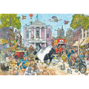 Jumbo 82050 - Wasgij Destiny Puzzle - Chaos auf dem Markt / Market Mayhem (Nr. 12) - 1000 Teile