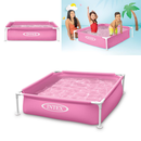 Intex 57172NP - Planschbecken Mini Frame Pool Pink 122 x 30 cm - Hundepool Kinderpool Stahlrahmen