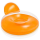 Intex 58889EU - Schwimmsessel Pillow Back Lounge - Schwimmsitz Pool - Orange