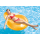 Intex 58889EU - Schwimmsessel Pillow Back Lounge - Schwimmsitz Pool - Orange