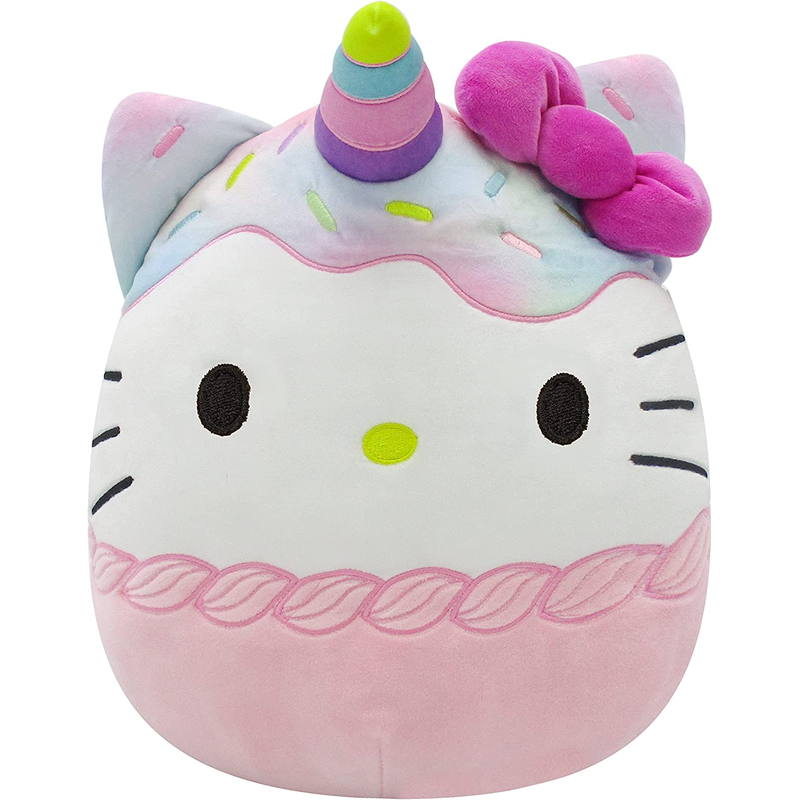 Jazwares SQK1289 - Squishmallows - Eiscreme Kitty - 30 cm (12) - Hello Kitty Kuscheltier Plüschtier