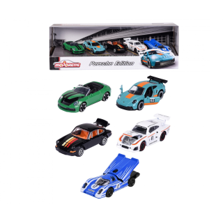 Majorette 212053172 - Porsche Motorsport 5 Pieces Giftpack