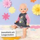 Zapf Creation 871508 - Dolly Moda Jeans Kleid Blumen 36