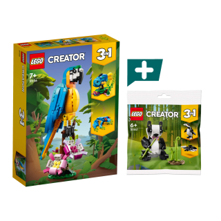 LEGO Creator 3-in-1 Set: Pandabär (30641) +...