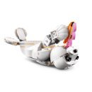 SET: LEGO Creator 3-in-1: Wei&szlig;er Hase (31133) + Niedliche Hunde (31137) - Robbe Kakadu