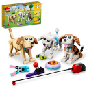 SET: LEGO Creator 3-in-1: Wei&szlig;er Hase (31133) + Niedliche Hunde (31137) - Robbe Kakadu