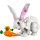 SET: LEGO Creator 3-in-1: Weißer Hase (31133) + Niedliche Hunde (31137) - Robbe Kakadu