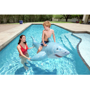 Bestway 41405 - Aufblasbarer Hai - Aufblastier Luftmatratze Reittier Ride On Schwimmtier