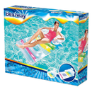 Bestway 43011 - Luftmatratze Kool Lounge - Poolliege Regenbogen Schwimmsessel für Pool