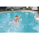 Bestway 43024 - Luftmatratze Metal Tech - Wasserliege Suntanner Mat - Silber