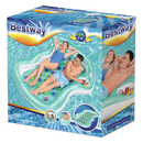Bestway 43045 - Doppelte Luftmatratze Double Lounge - XXL Badeinsel Pool Wasserliege fr 2 Personen