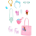 Barbie Fashions Zubehörsortiment mit 11 Accessoires für Barbie-Puppen - Tasche, Eis, Herz-Brille