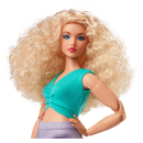 Mattel HJW83 - Barbie Signature Barbie Looks Puppe mit Colorblock-Outfit - Nr. 16