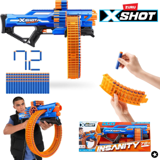 Zuru 36653 - X-Shot Insanity Mad Mega Barrel Blaster mit...